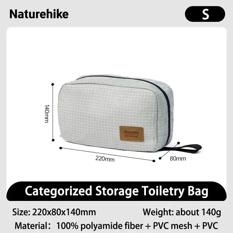 Travel Hanging Toiletry Bag – Waterproof Wet & Dry Storage
