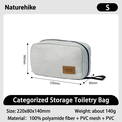 Travel Hanging Toiletry Bag – Waterproof Wet & Dry Storage