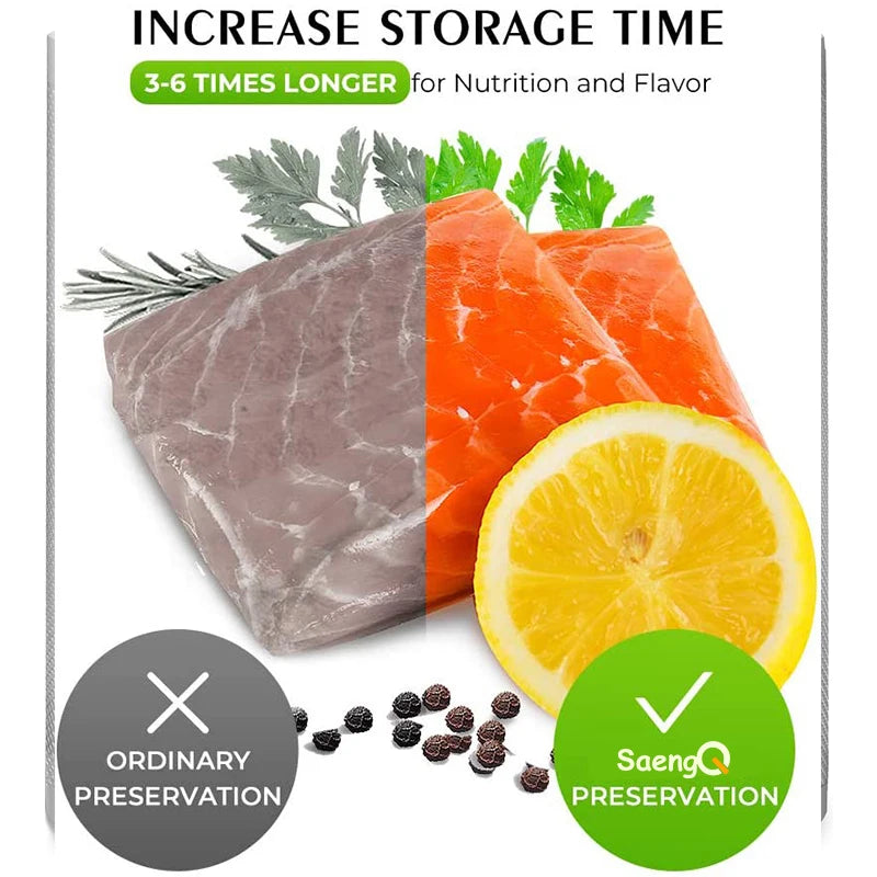 Vacuum Sealer Bags Rolls for Fresh Food Storage