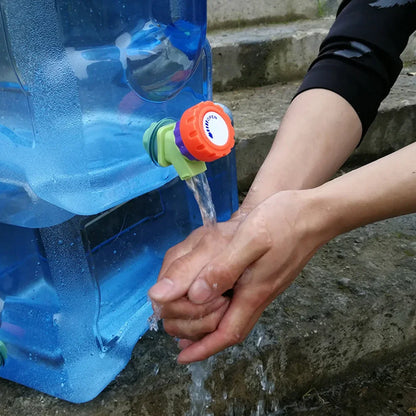 Camping Water Container with Faucet for Easy Pouring
