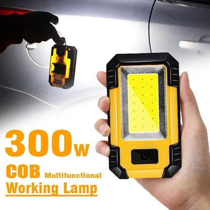 Rechargeable COB Work Light Magnetic Bright Lamp