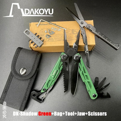 Camping Multitool Pliers with Emergency Whistle