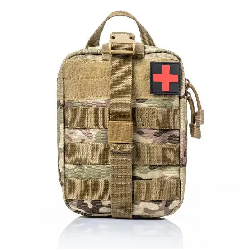 Tactical First Aid Kit Bag Quick-Access Emergency Pouch