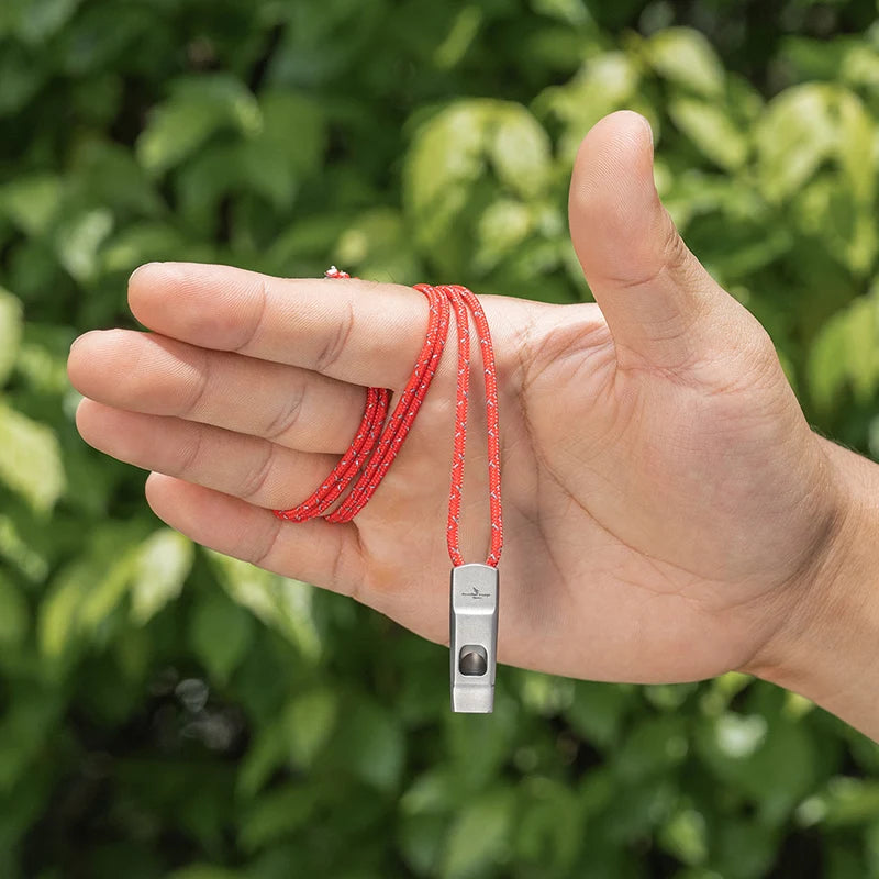 Titanium Survival Whistle – 120dB Emergency Safety Tool