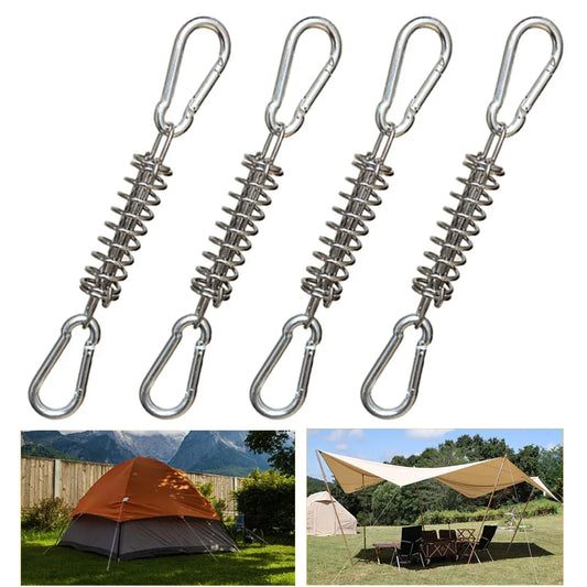 Camping Tent Wind Rope with Spring Buckle – Secure Setup