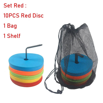 10pcs Agility Training Cones for Speed Drills