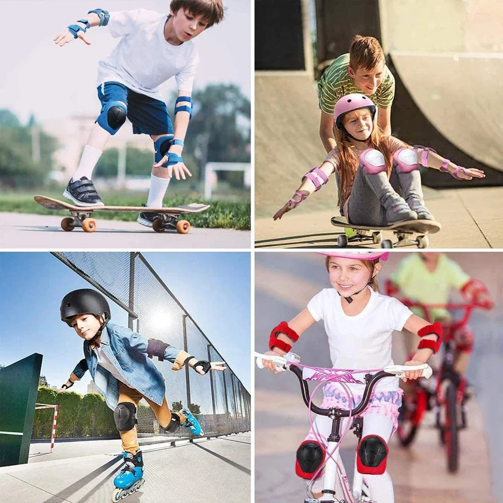 Kids Protective Gear Set – Knee & Elbow Pads Safety