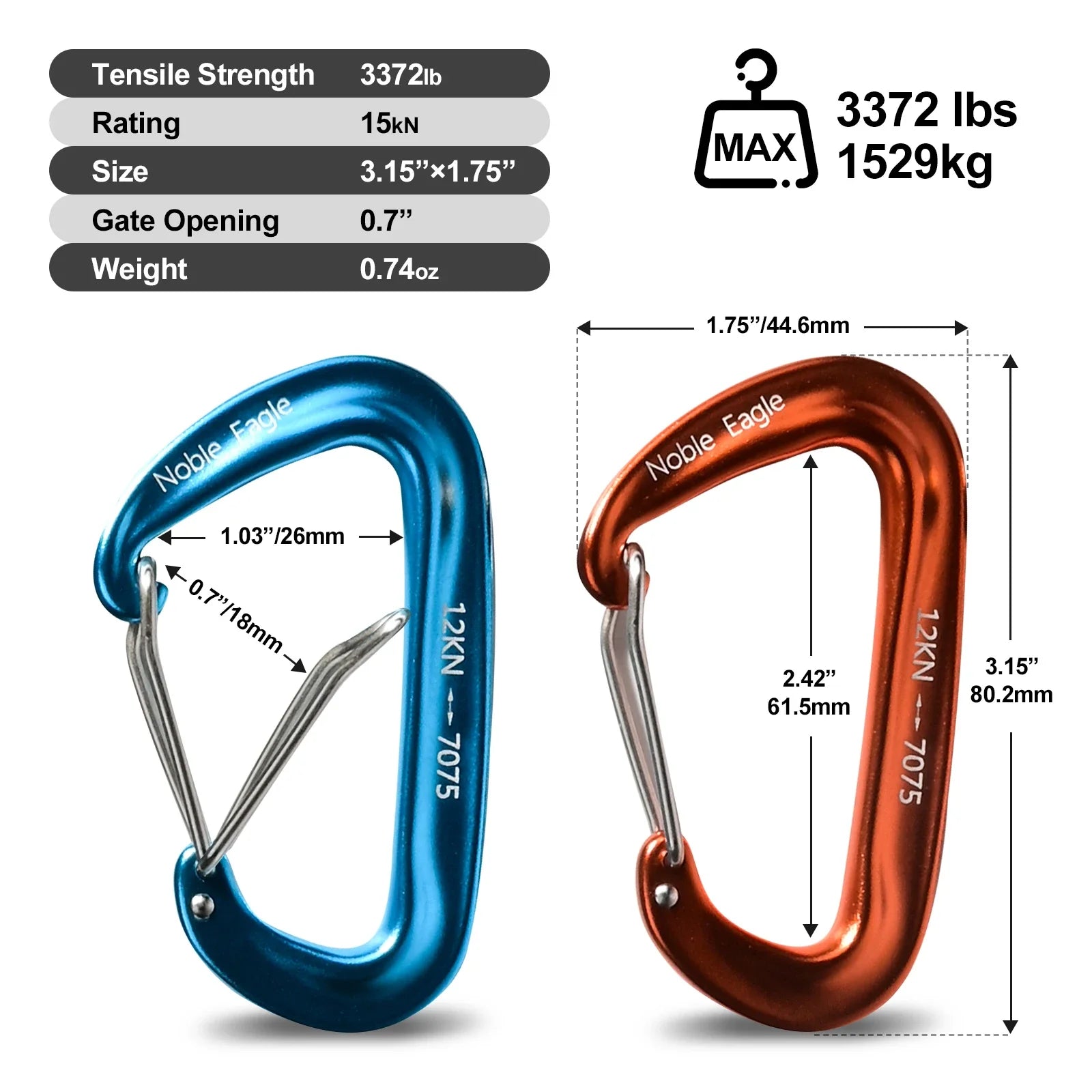 carabiner hook clip - KentDO