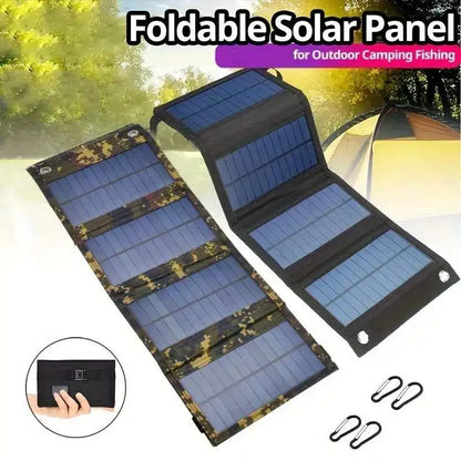Portable Foldable Solar Panel for Fast Outdoor Charging