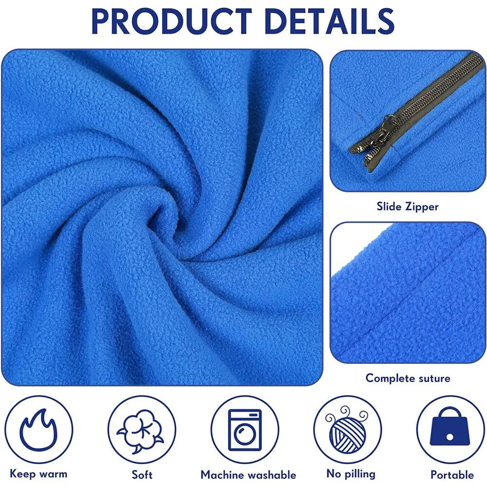 Portable Fleece Sleeping Bag Liner Ultra-Light Warm