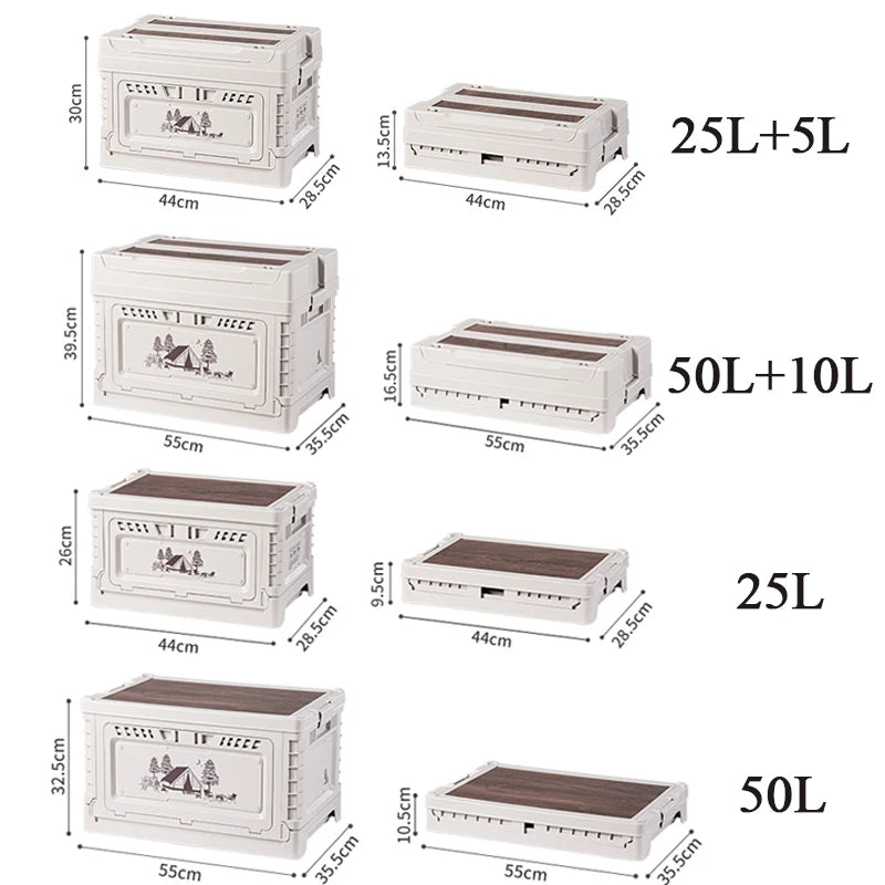 Folding Camping Storage Box for Organized Outdoor Gear