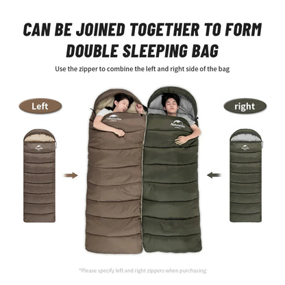 Ultralight Waterproof Cotton Sleeping Bag for Camping Comfort