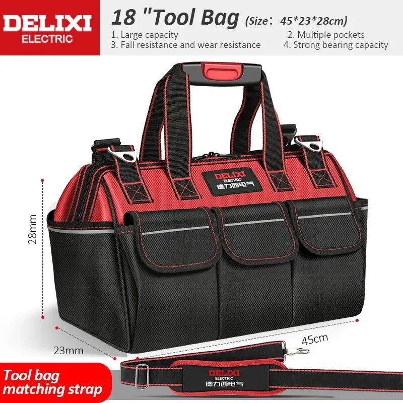 Waterproof Tool Bag with Large Capacity Storage
