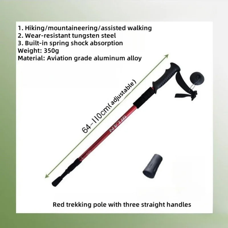 Collapsible Hiking Trekking Poles for Stable Walking