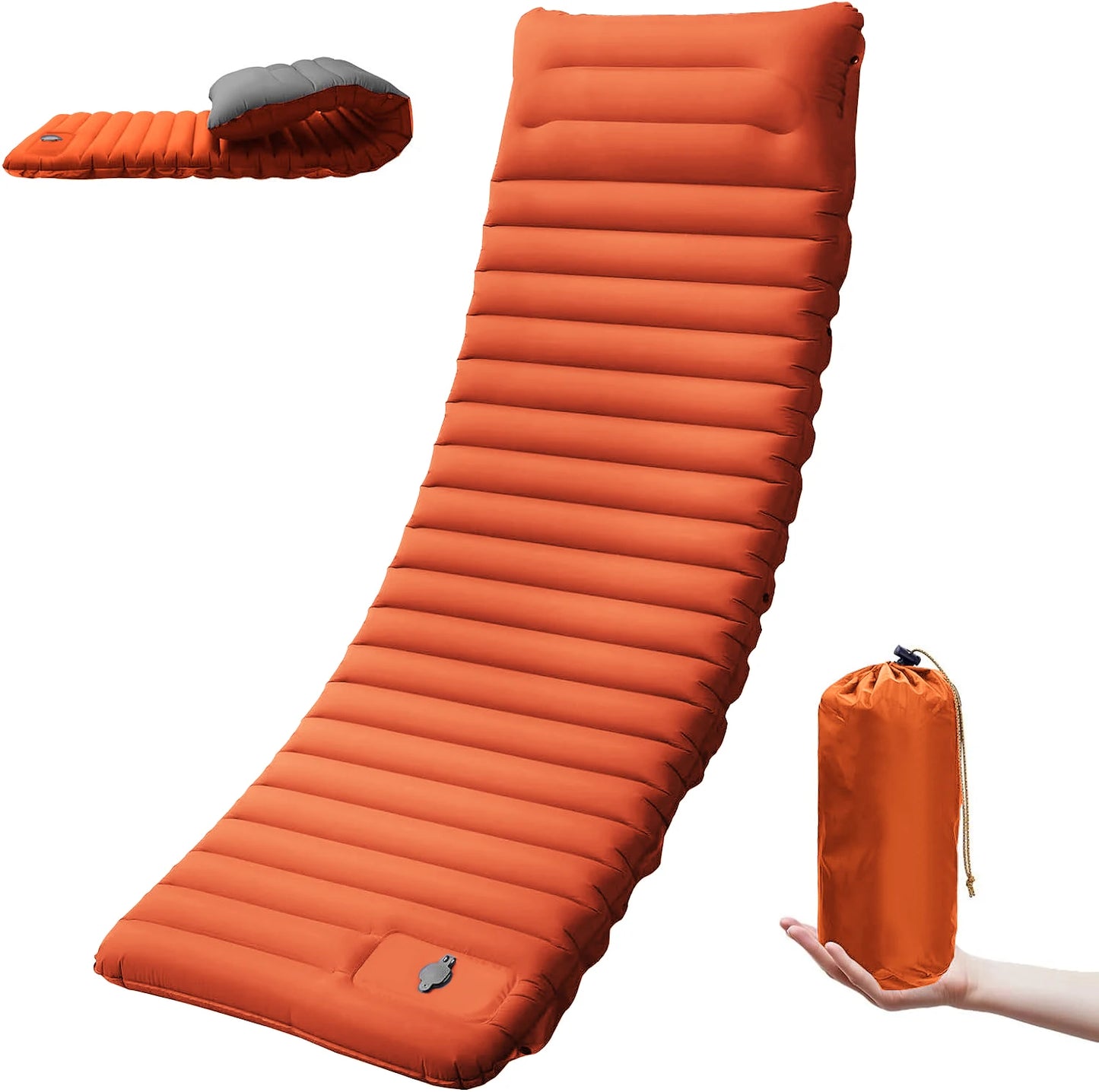 Self-Inflating Camping Sleeping Pad 4” Thick Comfort