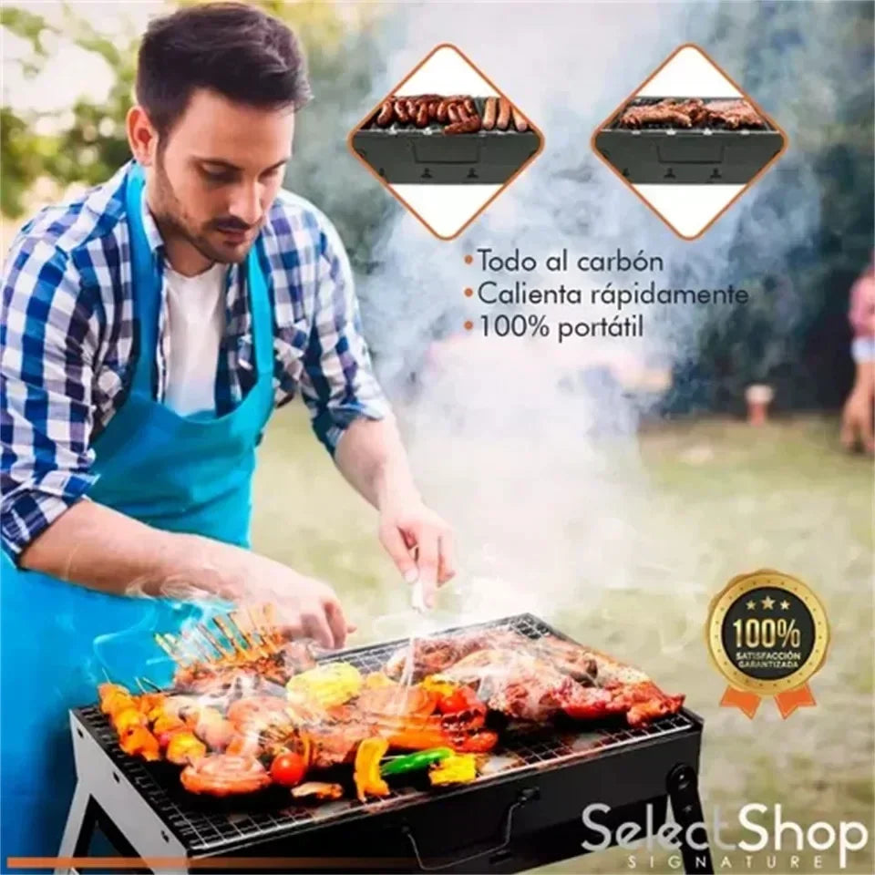 Portable Charcoal BBQ Grill – Compact Outdoor Cooking