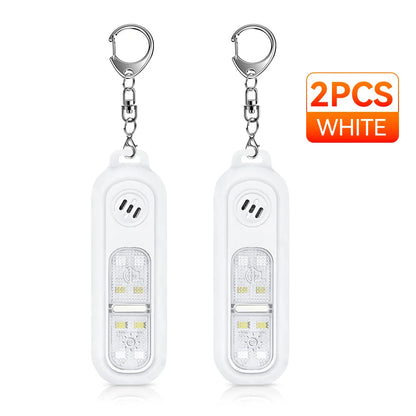 Personal Safety Alarm Keychain 130dB with LED Light