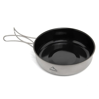 Titanium Camping Cookware Set – Lightweight Outdoor Cooking