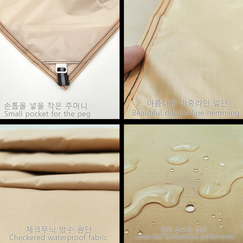Waterproof Tent Footprint – Ultralight Camping Ground Sheet