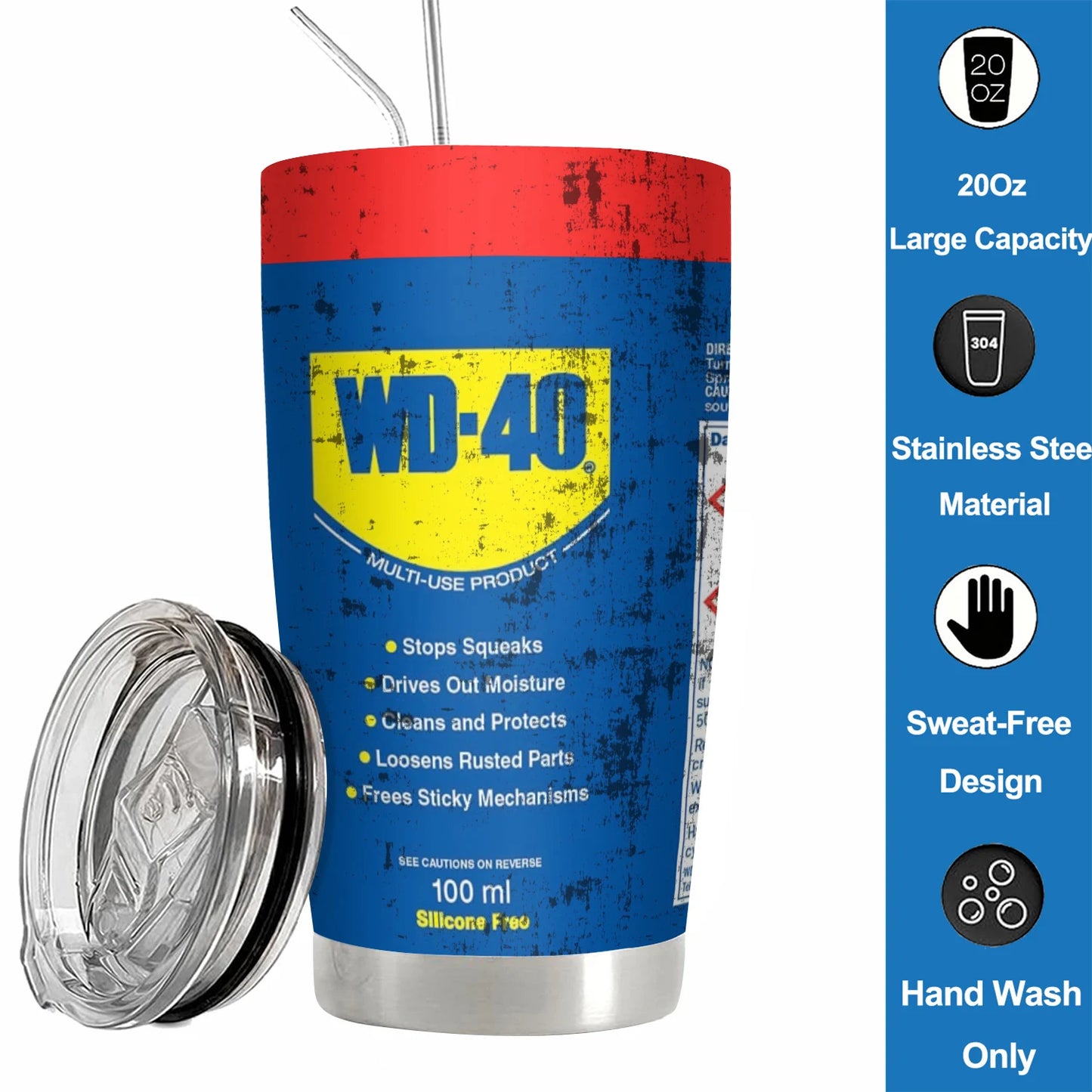 20Oz Stainless Steel Vacuum Tumbler – Insulated & Reusable