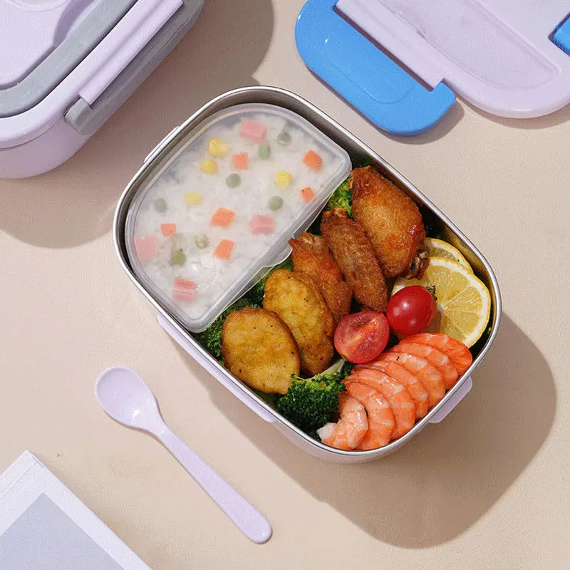 Electric Lunch Box Food Warmer Leakproof Portable Heating