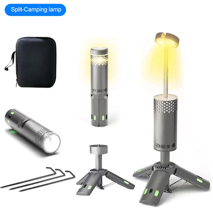 Upgraded Camping LED Flashlight – 800LM Multifunction Light