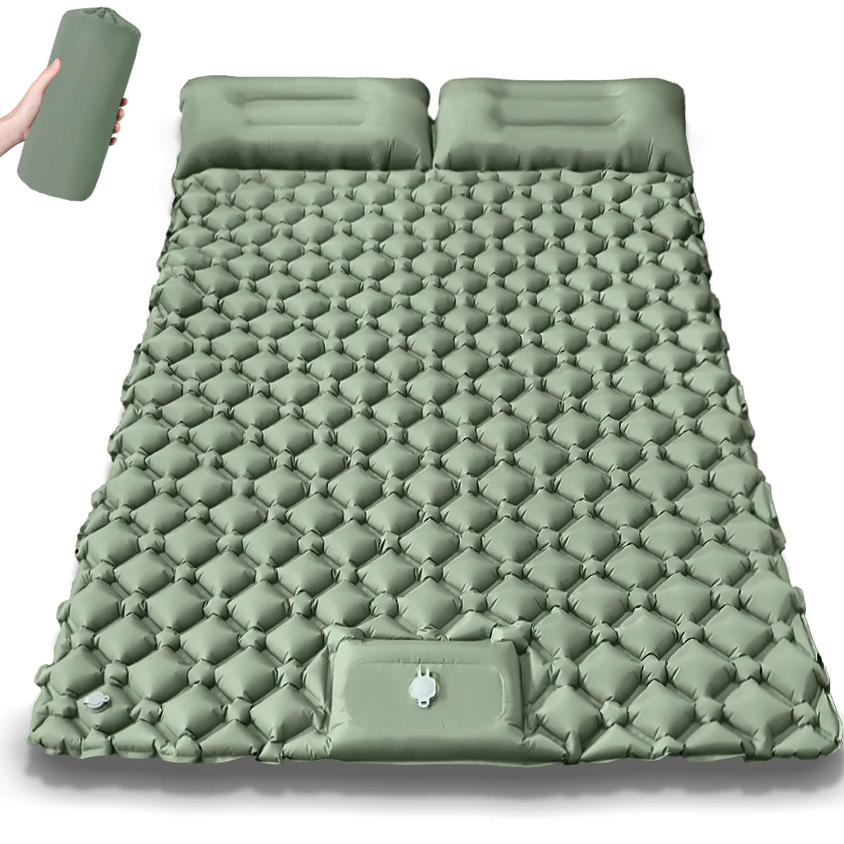 Double Inflatable Sleeping Pad – Extra Wide Comfort