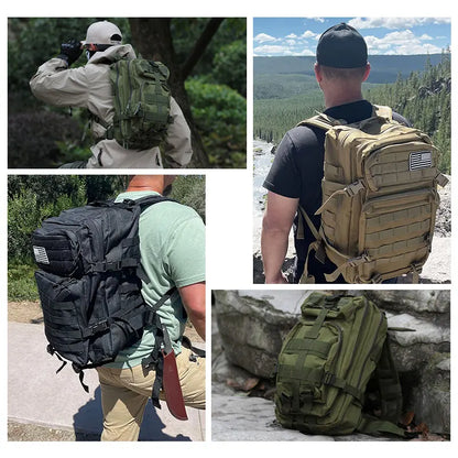 Tactical Backpack 50L Large Capacity Waterproof Carry