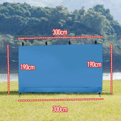Waterproof Canopy Sunwall for 10x10ft Gazebo – Outdoor Protection