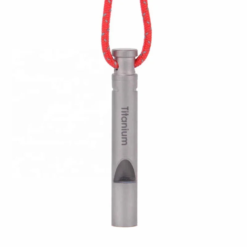 Ultralight Titanium Emergency Survival Whistle