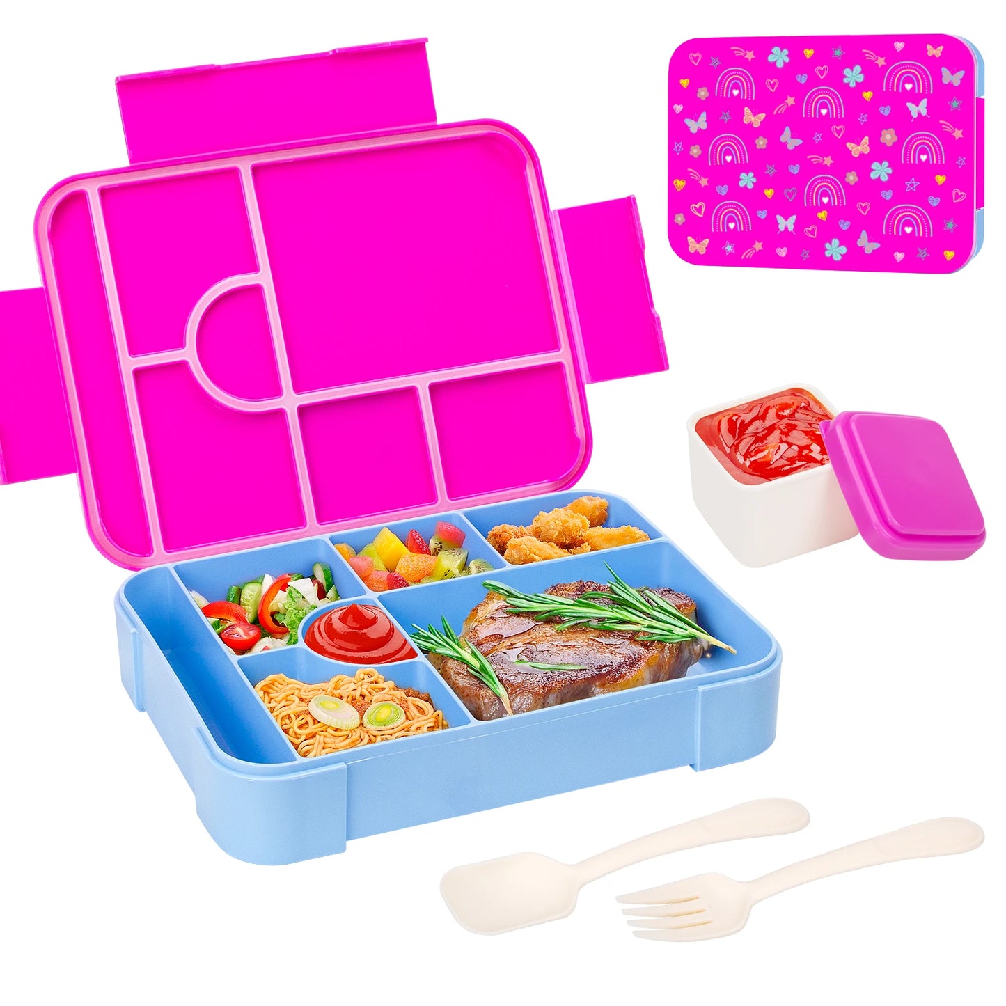 Kids Lunch Box – Leakproof & Microwave Safe Bento Box