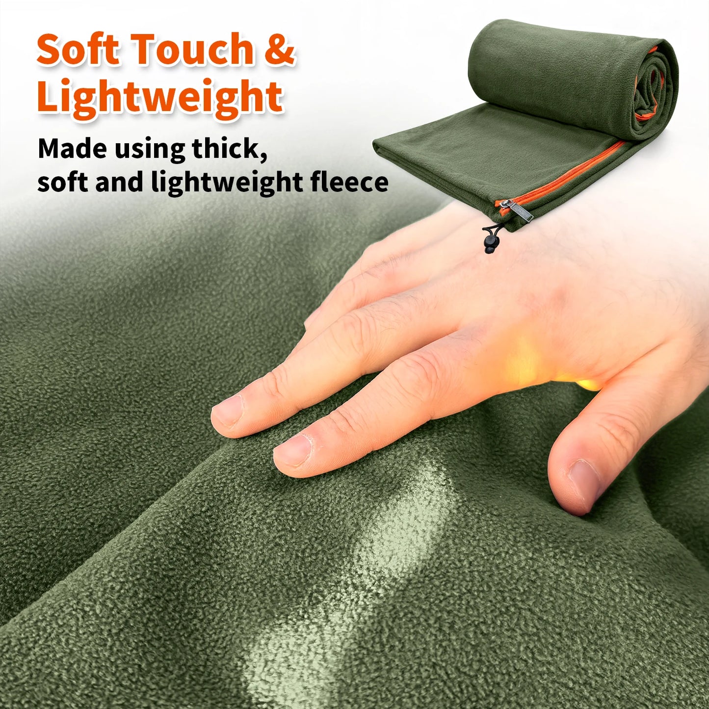 Sleeping Bag Liner Fleece for Warmth & Comfort