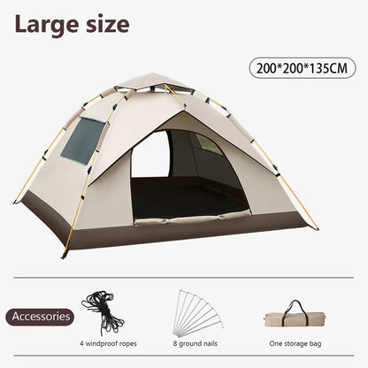 Automatic Camping Tent Waterproof Easy Setup Shelter