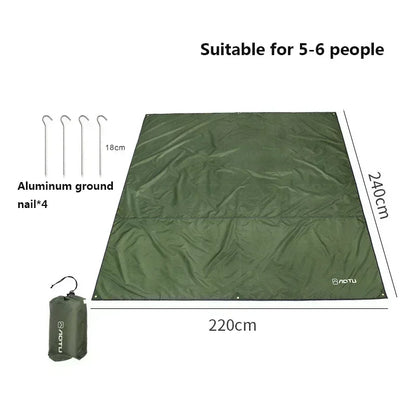 Multi-Functional Camping Tent Tarp – Waterproof & Sun Protection