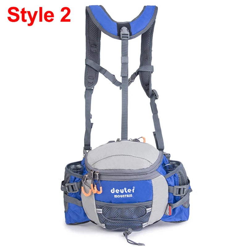 Running Waist Bag with Water Bottle Holder for Outdoors
