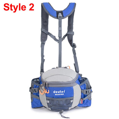 Running Waist Bag with Water Bottle Holder for Outdoors