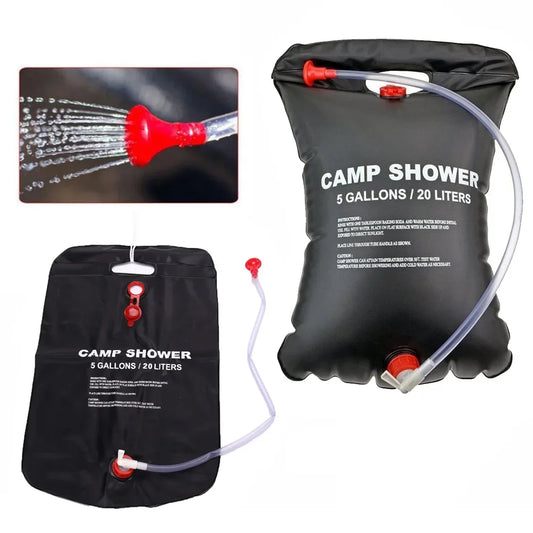 Solar Camping Shower Bag 20L – Warm Outdoor Showers