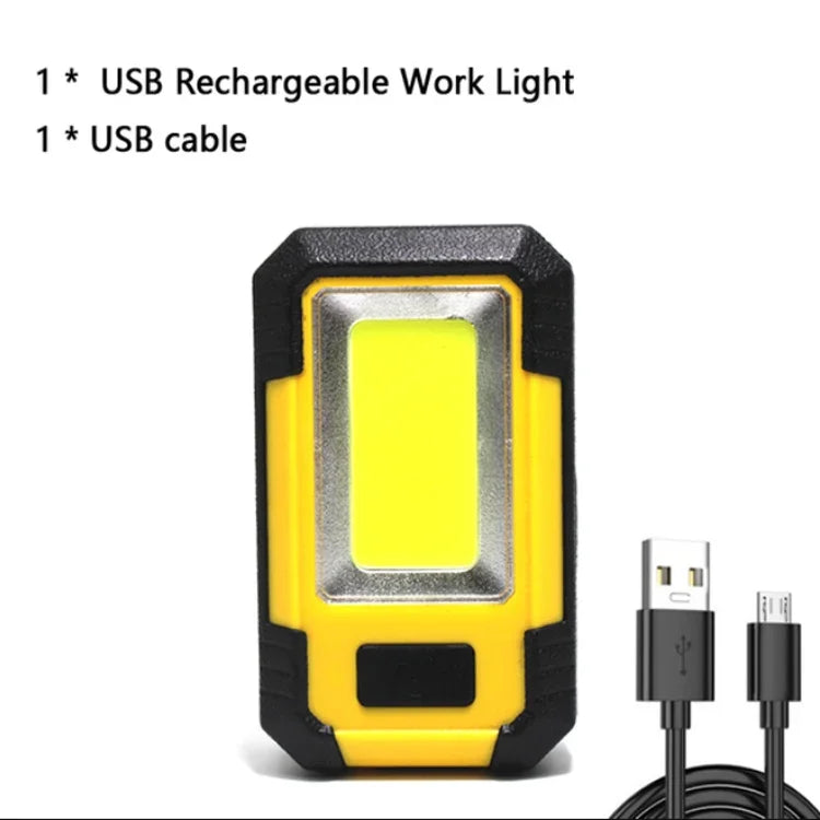 Rechargeable COB Work Light Magnetic Bright Lamp