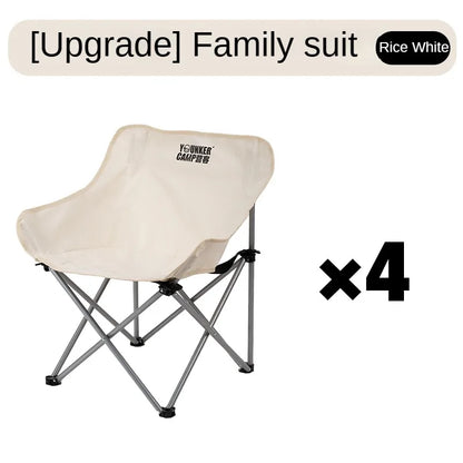 Folding Moon Camping Chair for Comfortable Outdoor Seating