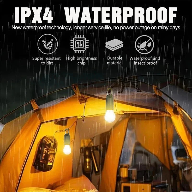 Solar Camping Lantern with Hook for Reliable Outdoor Light