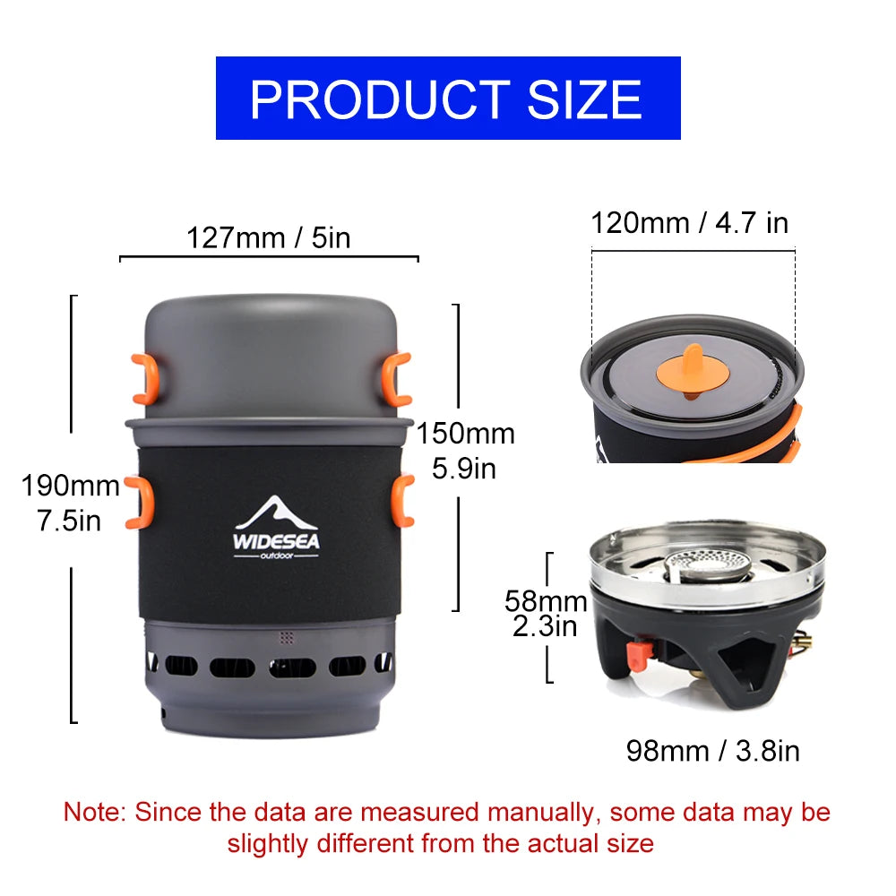 Camping Cooking System for Fast Outdoor Meals