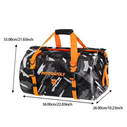 Waterproof Dry Duffle Bag 40L/66L with Reflective Safety