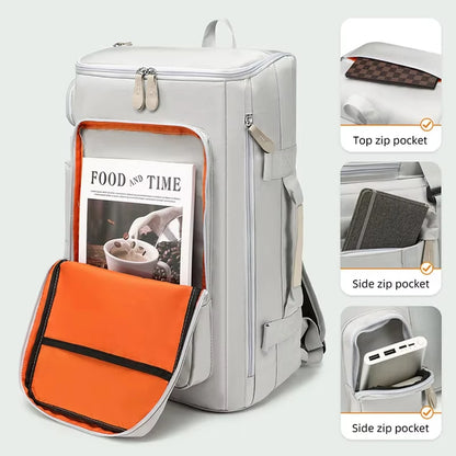 Large Capacity Daypack with Wet Dry Separation