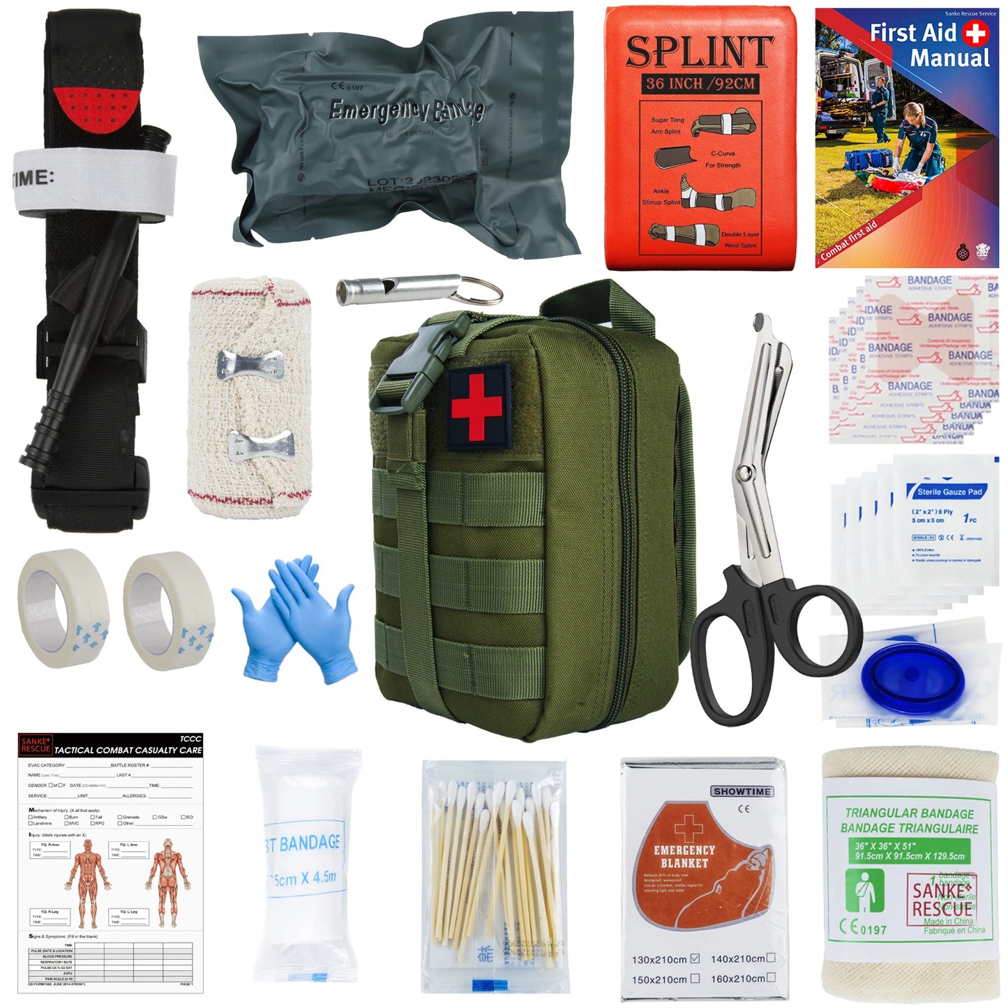 Outdoor First Aid Kit – Tactical Emergency Survival Gear