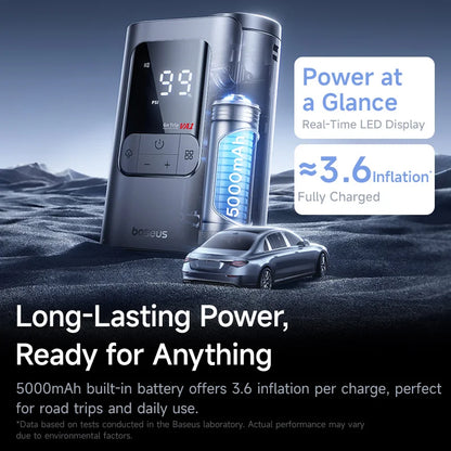 Wireless Car Air Pump Portable Fast Tire Inflator