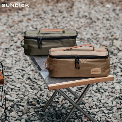Camping Tableware Storage Bag Portable Gear Organizer