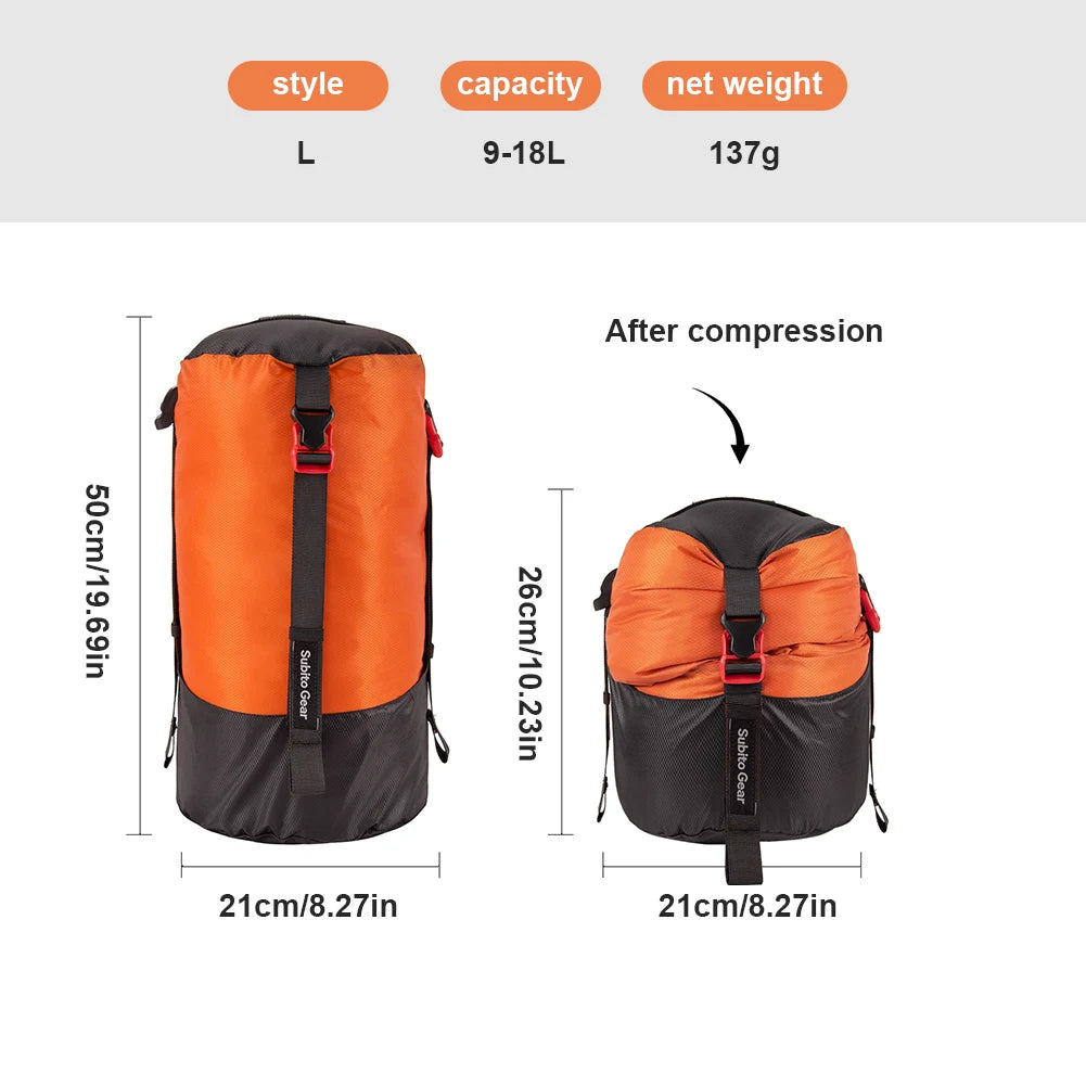 Sleeping Bag Compression Sack for Space Saving