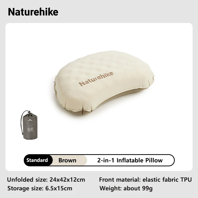 Camping Inflatable Pillow for Neck & Lumbar Support