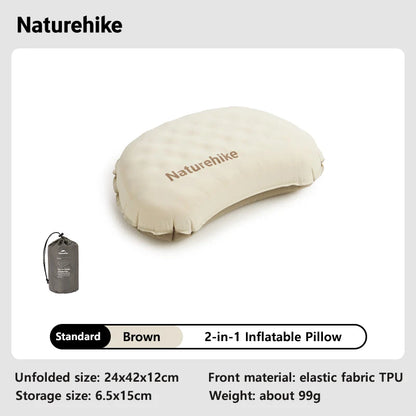 Camping Inflatable Pillow for Neck & Lumbar Support