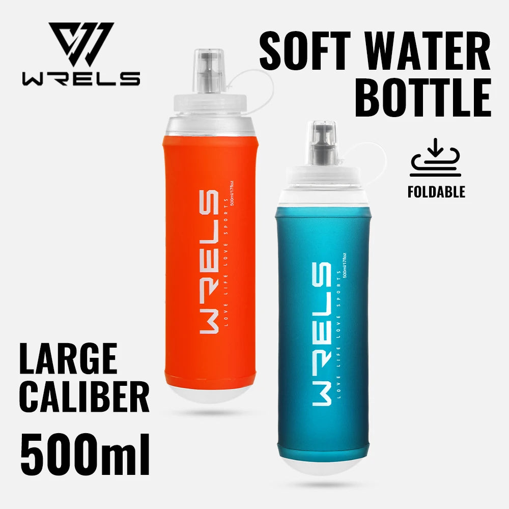 500ML Collapsible Water Bottle for Hiking & Running